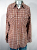 VINTAGE 1970s DEECEE PLAID WESTERN PEARLSNAP SHIRT - 46