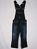 **DESIGNER DENIM** ANONAME - DOUBLE PKT OVERALLS - sz27