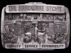 NICE VINTAGE 1987 **THE HARDWARE STORE** PEWTER BUCKLE