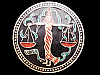 COOL VINTAGE 1970s *LIBRA SYMBOL* CLOISONNE ART BUCKLE