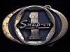 VINTAGE 1970s ****SNAP-ON TOOLS**** SOLID BRASS BUCKLE
