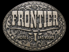NICE VINTAGE 1970s FRONTIER HOTEL LAS VEGAS BELT BUCKLE