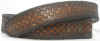 1970s VINTAGE *HIPPIE* TOOLED LACED EDGE BROWN BELT- 31