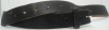 1970s VINTAGE *INDIE* SMOOTH BLACK LEATHER BELT - 52