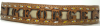 1970s VINTAGE "GEORGE" CUT OUT FLORAL DESIGN BELT - 31
