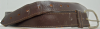 1970s VINTAGE **SMOOTH** SADDLE STITCHED BROWN BELT- 42
