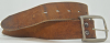1970s VINTAGE *INDIE* STITCHED BROWN LEATHER BELT - 27