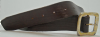 1970s VINTAGE **INDIE** SMOOTH BROWN LEATHER BELT - 29
