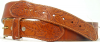 1970s VINTAGE HIPPIE *3 PIECE* DESIGN BROWN BELT - 30