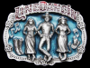 AWESOME VINTAGE 1994 WESTERN LINE DANCIN' PEWTER BUCKLE