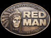 GREAT VINTAGE 1988 RED MAN CHEWING TOBACCO BRASS BUCKLE