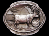 ***NOS VINTAGE BUCKLE*** 1989 THE AMERICAN DAIRY FARMER