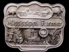 **NOS VINTAGE BUCKLE** 1987 MISSISSIPPI FARMER - PEWTER