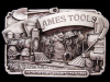 *NOS VINTAGE BUCKLE* 1982 AMES TOOLS PROMONTORY SUMMIT