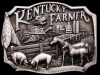 *NOS VINTAGE BUCKLE* 1986 KENTUCKY FARMER COMMEMORATIVE