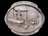 **NOS VINTAGE BUCKLE** 1989 THE AMERICAN POULTRY FARMER