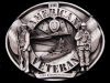 *NOS VINTAGE BUCKLE* AWESOME 1986 THE AMERICAN VETERAN