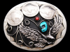1970s SOUTHWEST STYLE *EAGLE & BUFFALO NICKELS* BUCKLE