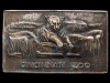 GREAT VINTAGE 1970s CINCINNATI ZOO SOUVENIR BELT BUCKLE