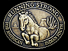 1996 *RUNNING STRONG FOR AMERICAN INDIAN YOUTH* BUCKLE