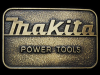 VINTAGE 1970s *****MAKITA POWER TOOLS***** BRASS BUCKLE