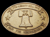 1976 **LIBERTY BELL RING FOR INDEPENDENCE** BELT BUCKLE