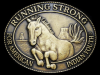 1996 *RUNNING STRONG FOR AMERICAN INDIAN YOUTH* BUCKLE