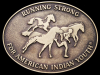1990s *RUNNING STRONG FOR AMERICAN INDIAN YOUTH* BUCKLE