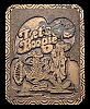 1970s *LET'S BOOGIE ZOOT SUIT GUY & FLAPPER GAL* BUCKLE