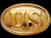 AMAZING VINTAGE 1970s REPLICA US CIVIL WAR BELT BUCKLE