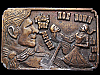 1970s HOE DOWN SWING YOUR PARTNER DO CE DO BELT BUCKLE