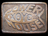GREAT VINTAGE 1970s POWER HOUSE WITH ICTHUS BELT BUCKLE