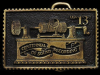 1970s *CENTENNIAL OF SOUND RECORDING* STAMP BELT BUCKLE