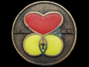 1970s AS I HAVE LOVED YOU (HEART & TRINITY) BELT BUCKLE