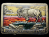 AWESOME VINTAGE 1970s AMERICAN HERITAGE - BUFFLO BUCKLE