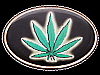 VERY COOL ****LIGHT-UP MARIJUANA LEAVES**** BELT BUCKLE