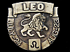 AWESOME VINTAGE 1976 ***LEO*** ASTROLOGICAL SIGN BUCKLE