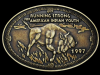 1997 *RUNNING STRONG FOR AMERICAN INDIAN YOUTH* BUCKLE