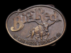 GREAT VINTAGE 1970s BIG RED CHEWING TOBACCO BELT BUCKLE