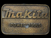 VERY COOL VINTAGE 1970s MAKITA POWER TOOLS BRASS BUCKLE