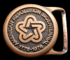 1976 BUCKLE **AMERICAN REVOLUTION BICENTENNIAL** BRASS