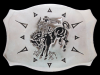 SWEET VINTAGE 1970s SOUTHWEST STYLE RODEO COWBOY BUCKLE