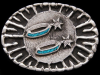 AWESOME VINTAGE 1970s SOUTHWEST STYLE BOOT SPURS BUCKLE