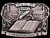 AWESOME NOS 1983 YEAR OF THE BIBLE COMMEMORATIVE BUCKLE