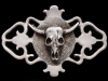 COOL VINTAGE 1970s SOUTHWEST STYLE BUFFALO SKULL BUCKLE