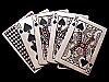 VERY COOL ROYAL FLUSH W/ HIDDEN ACE SILVER BELT BUCKLE