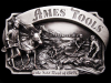 NOS VINTAGE 1985 *AMES TOOLS GOLD RUSH OF 1849* BUCKLE
