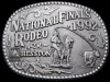 GREAT HESSTON 1992 NATIONAL FINALS RODEO **NFR** BUCKLE