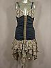 **DESIGNER DRESS** YOGA ARMY - GREY LACE DRESS - M