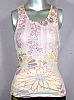 **DESIGNER** FOREVER YOUNG - "FLORAL PRINT" TANK TOP- S